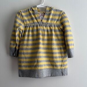 Old Navy Yellow and Gray Striped Dress